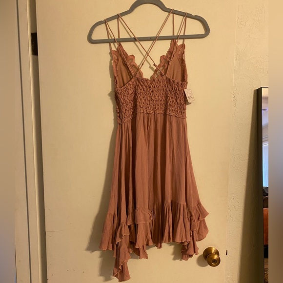 🫶🏼NWT Free People One Adella Slip dress in Rose🫶🏼 - Picture 7 of 12